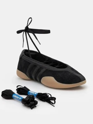 adidas Originals baleriny zamszowe Taekwondo Mei Ballet W kolor czarny JQ0669