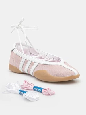 adidas Originals baleriny zamszowe Taekwondo Mei Ballet W kolor różowy JQ6434