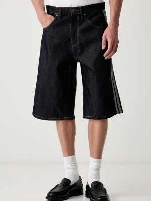 adidas Originals bermudy męskie jeansowe Firebird granatowy