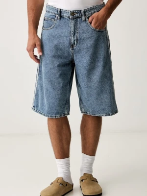 adidas Originals bermudy męskie jeansowe Firebird niebieski