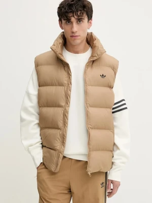 adidas Originals bezrękawnik Commercial Vest kolor beżowy zimowy JX4124