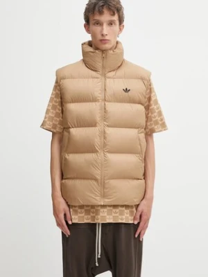 adidas Originals bezrękawnik Commercial Vest kolor beżowy zimowy JX4124
