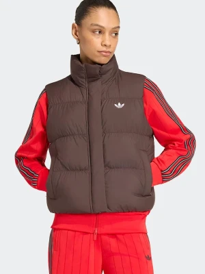 adidas Originals bezrękawnik damski Regular Padded brązowy