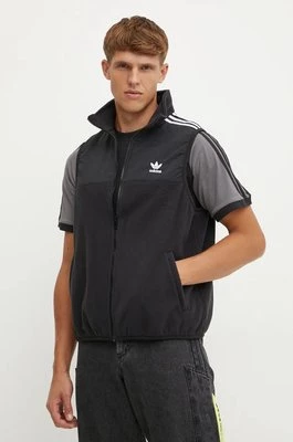 adidas Originals bezrękawnik Fleece Vest męski kolor czarny przejściowy IZ4799