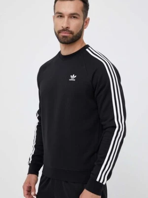 adidas Originals bluza 3-Stripes męska kolor czarny z aplikacją IM2087