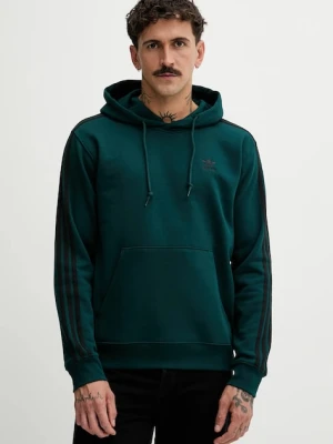 adidas Originals bluza 3-Stripes męska z kapturem z aplikacją JY1378