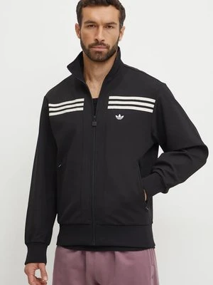 adidas Originals bluza 70s Track Top męska kolor czarny z aplikacją JN5962