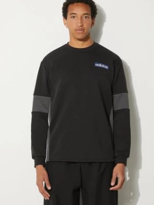 adidas Originals bluza Adibreak Crew męska kolor czarny z aplikacją IY4853