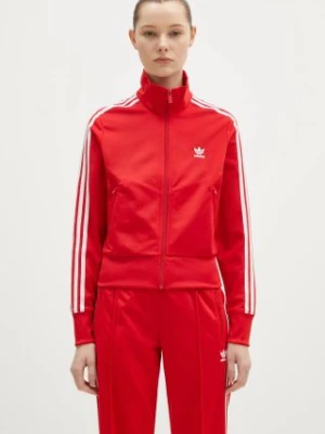 adidas Originals bluza Adicolor Classics Firebird damska kolor czerwony z aplikacją IR8079