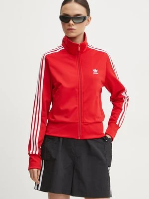 adidas Originals bluza Adicolor Classics Firebird damska kolor czerwony z aplikacją IR8079