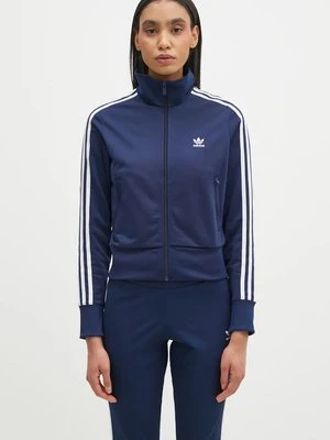 adidas Originals bluza Adicolor Classics Firebird damska kolor granatowy z aplikacją JC8263