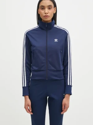 adidas Originals bluza Adicolor Classics Firebird damska kolor granatowy z aplikacją JC8263