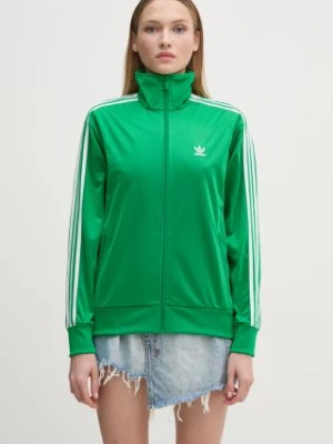 adidas Originals bluza Adicolor Classics Firebird damska kolor zielony z aplikacją IP0604