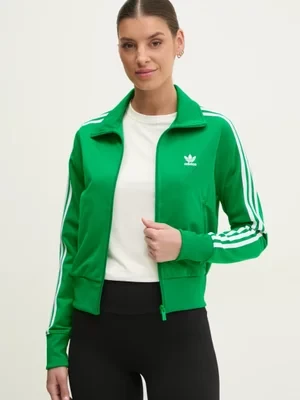 adidas Originals bluza Adicolor Classics Firebird damska kolor zielony z aplikacją JC8261