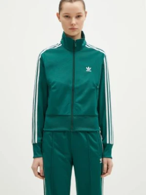 adidas Originals bluza Adicolor Classics Firebird damska kolor zielony z aplikacją JC8262