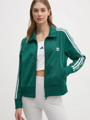 adidas Originals bluza Adicolor Classics Firebird damska kolor zielony z aplikacją JC8262