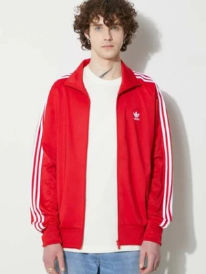 adidas Originals bluza Adicolor Classics Firebird męska kolor czerwony z aplikacją  IJ7060