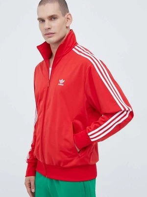 adidas Originals bluza Adicolor Classics Firebird męska kolor czerwony z aplikacją IJ7060