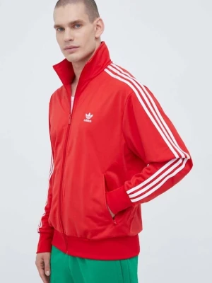 adidas Originals bluza Adicolor Classics Firebird męska kolor czerwony z aplikacją IJ7060