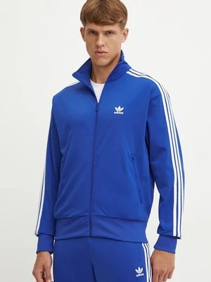 adidas Originals bluza Adicolor Classics Firebird męska kolor niebieski z aplikacją IZ3069