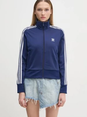 adidas Originals bluza Adicolor Classics Firebird Track Top damska kolor granatowy z aplikacją IY2191