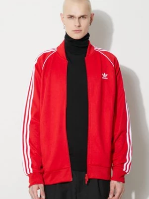 adidas Originals bluza Adicolor Classics męska kolor czerwony z aplikacją IL2494