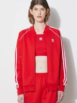 adidas Originals bluza Adicolor Classics SST damska kolor czerwony z aplikacją  IK4032