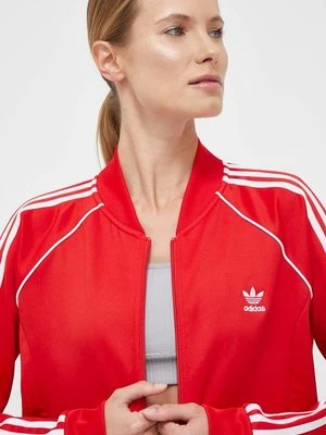 adidas Originals bluza Adicolor Classics SST damska kolor czerwony z aplikacją IK4032