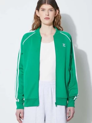 adidas Originals bluza Adicolor Classics SST damska kolor zielony z aplikacją  IK4030