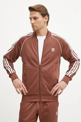 adidas Originals bluza Adicolor Classics SST Tracktop męska kolor brązowy wzorzysta IY9855