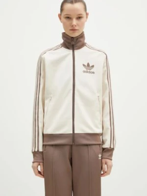 adidas Originals bluza Adicolor damska kolor beżowy z aplikacją JC5807