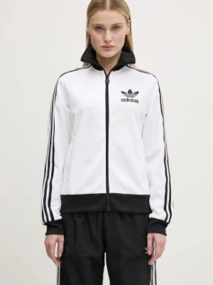 adidas Originals bluza Adicolor damska kolor biały wzorzysta JC5806