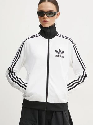 adidas Originals bluza Adicolor damska kolor biały wzorzysta JC5806