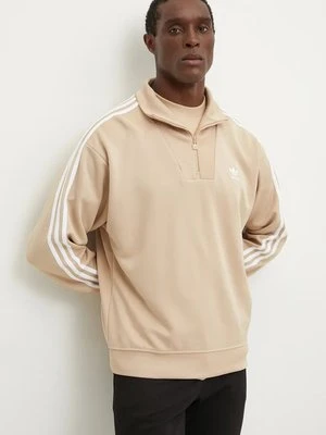 adidas Originals bluza Adicolor męska kolor beżowy z aplikacją IX5215