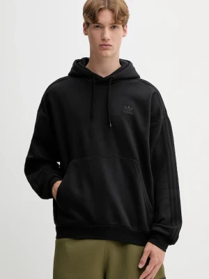 adidas Originals bluza Baggy Hoodie męska kolor czarny z kapturem gładka JY1412