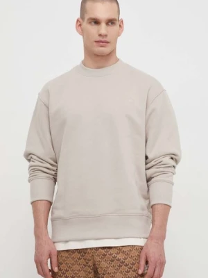 adidas Originals bluza bawełniana Adicolor Contempo French Terry Crew męska kolor beżowy gładka IR7920