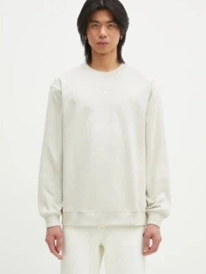 adidas Originals bluza bawełniana Essential męska kolor beżowy gładka JD3304