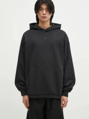 adidas Originals bluza bawełniana Essential męska kolor czarny z kapturem gładka JC9572