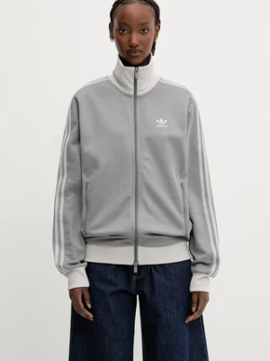adidas Originals bluza Classic Track Top kolor szary z aplikacją JP1226