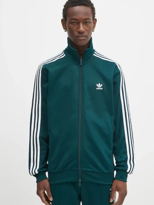 adidas Originals bluza Classic TT męska kolor zielony z aplikacją JY1280