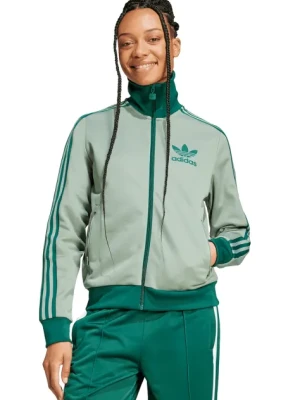 adidas Originals bluza Clastic Tracktop damska kolor turkusowy z aplikacją JC5809