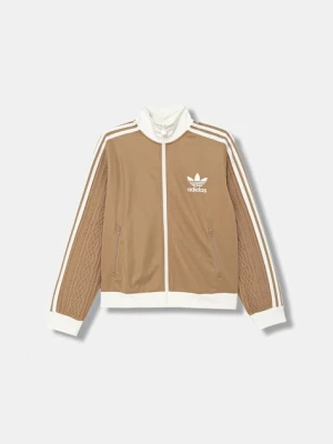 adidas Originals bluza damska kolor brązowy wzorzysta KS7799