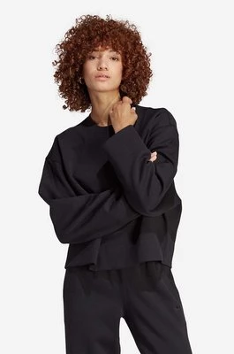 adidas Originals bluza damska kolor czarny gładka IC5254-CZARNY