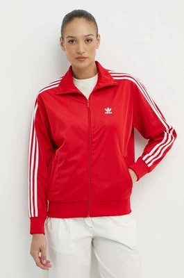 adidas Originals bluza damska kolor czerwony z aplikacją IP0602