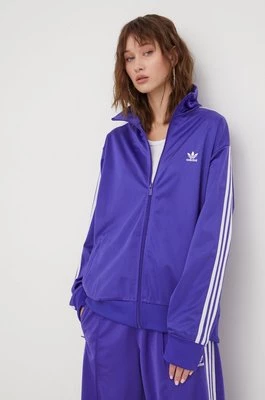 adidas Originals bluza damska kolor fioletowy gładka IP0605