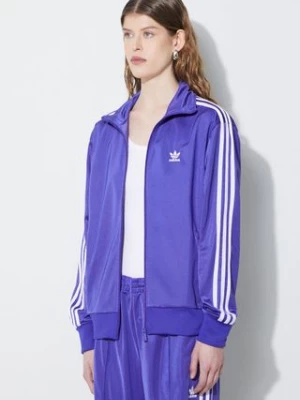 adidas Originals bluza damska kolor fioletowy gładka IP0605