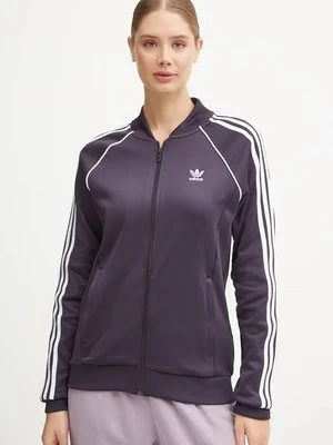 adidas Originals bluza damska kolor fioletowy gładka IY2167