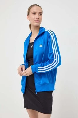adidas Originals bluza damska kolor niebieski z aplikacją IP0603