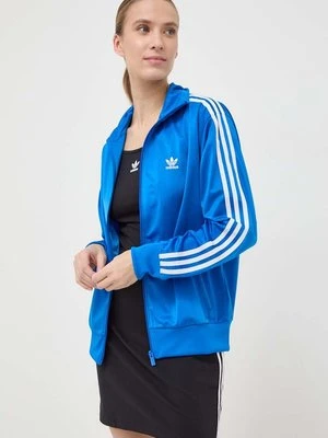 adidas Originals bluza damska kolor niebieski z aplikacją IP0603