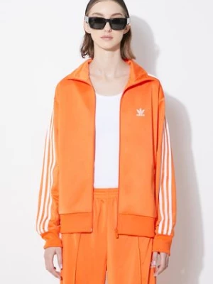 adidas Originals bluza damska kolor pomarańczowy z aplikacją IP0610